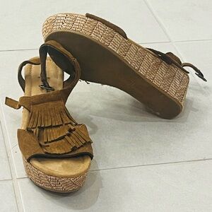 Suede Wedges